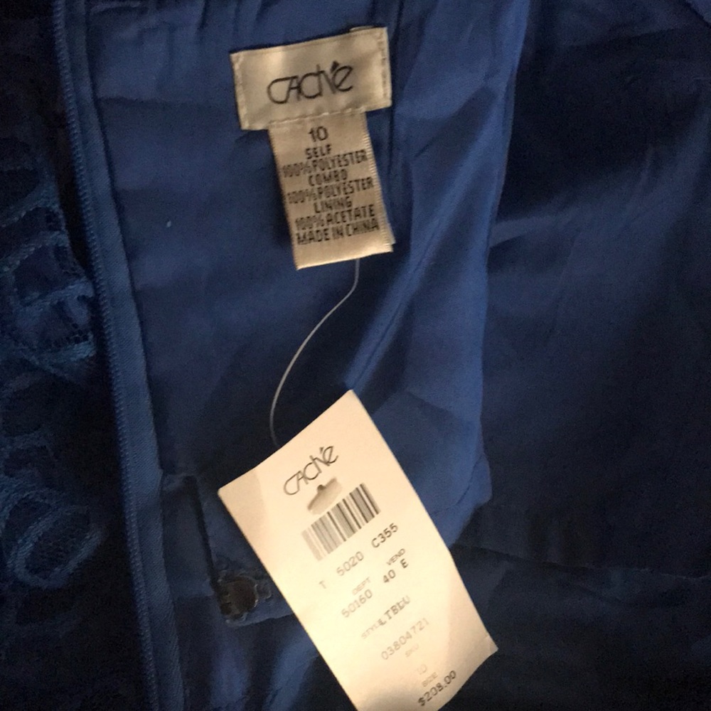 Cache Blue Party Dress - Picture 9 of 13